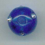 Catsey Strass Perle 10mm, blau